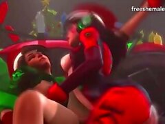 NEW 3D Shemale FUTANARI 2023 Game Sex Animations Part 3