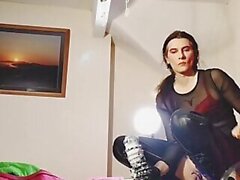 Isabella Extreme monster dildos devoted to her Mistress