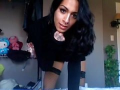 Hot Emo Shemale On Webcam