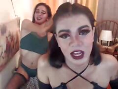 Two Shemale Babe Having Hot and intense shows