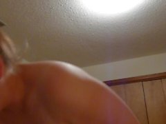 Chubby Amateur Wife Riding POV