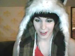 Teen brunette tranny webcam solo