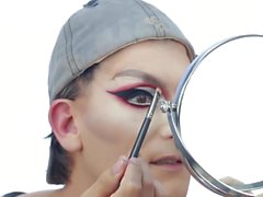 Resting Bitch face Drag Queen Makeup