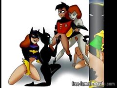 Dark knight Batman and Catwoman xxx parody