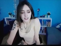Beautiful russian girl with tattoos webcam show on ChatGirls.cloud